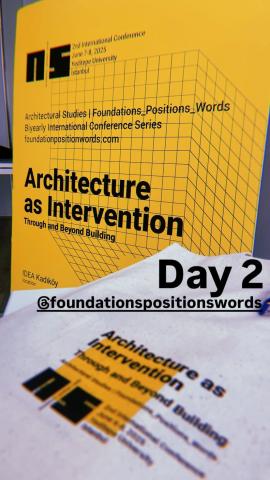 International conference architectural studies-presentation-kadıköy idea-yeditepe university-information banner